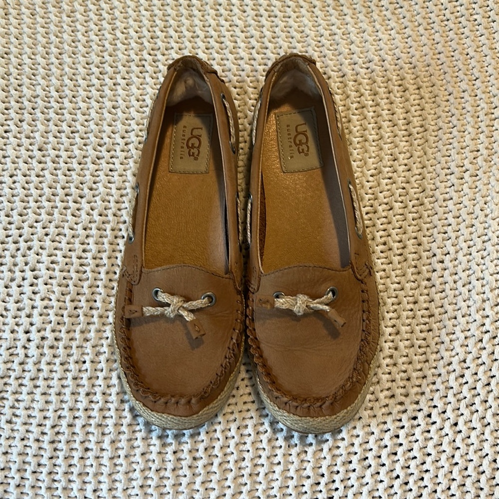 UGG Chivon Loafers Tan Women’s Size 5